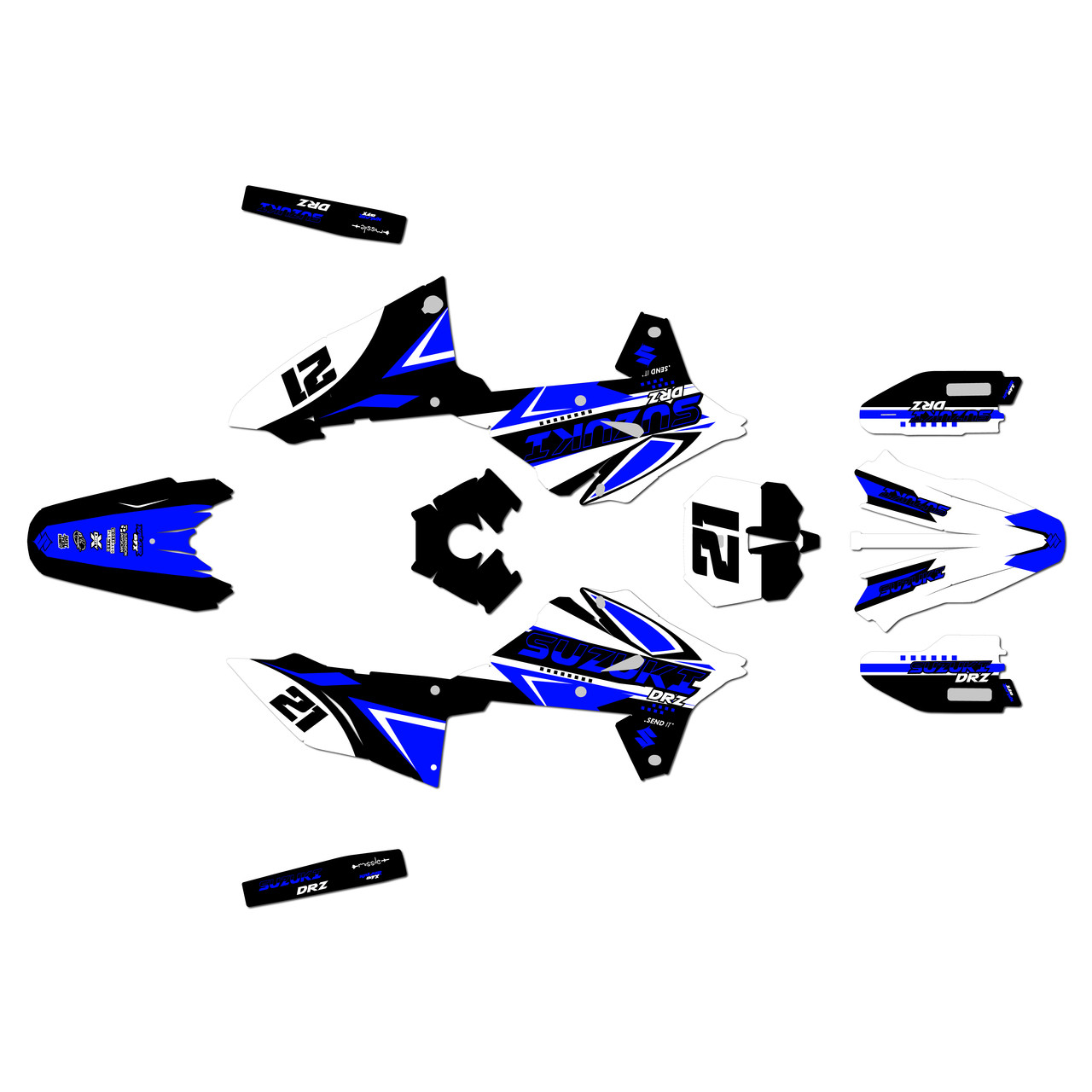 Suzuki DR-Z4S Graphics Kit (2025+) Shaders | KalairGFX