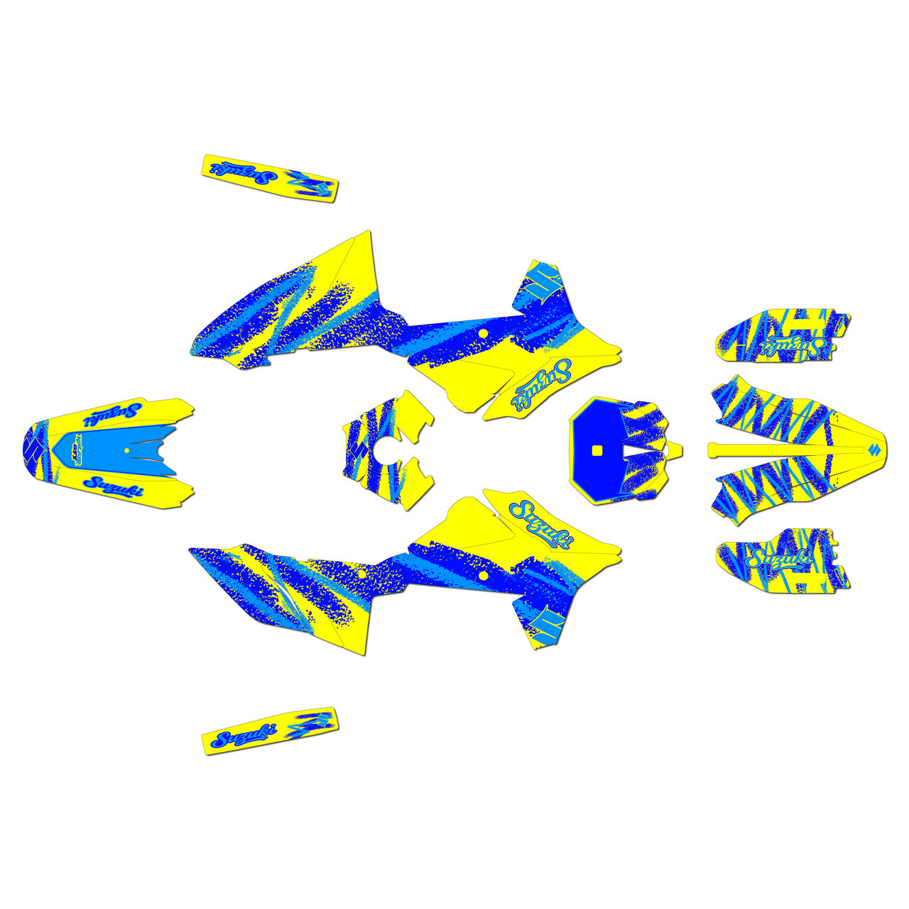 Suzuki DR-Z4S Graphics Kit (2025+) Whiplash | KalairGFX
