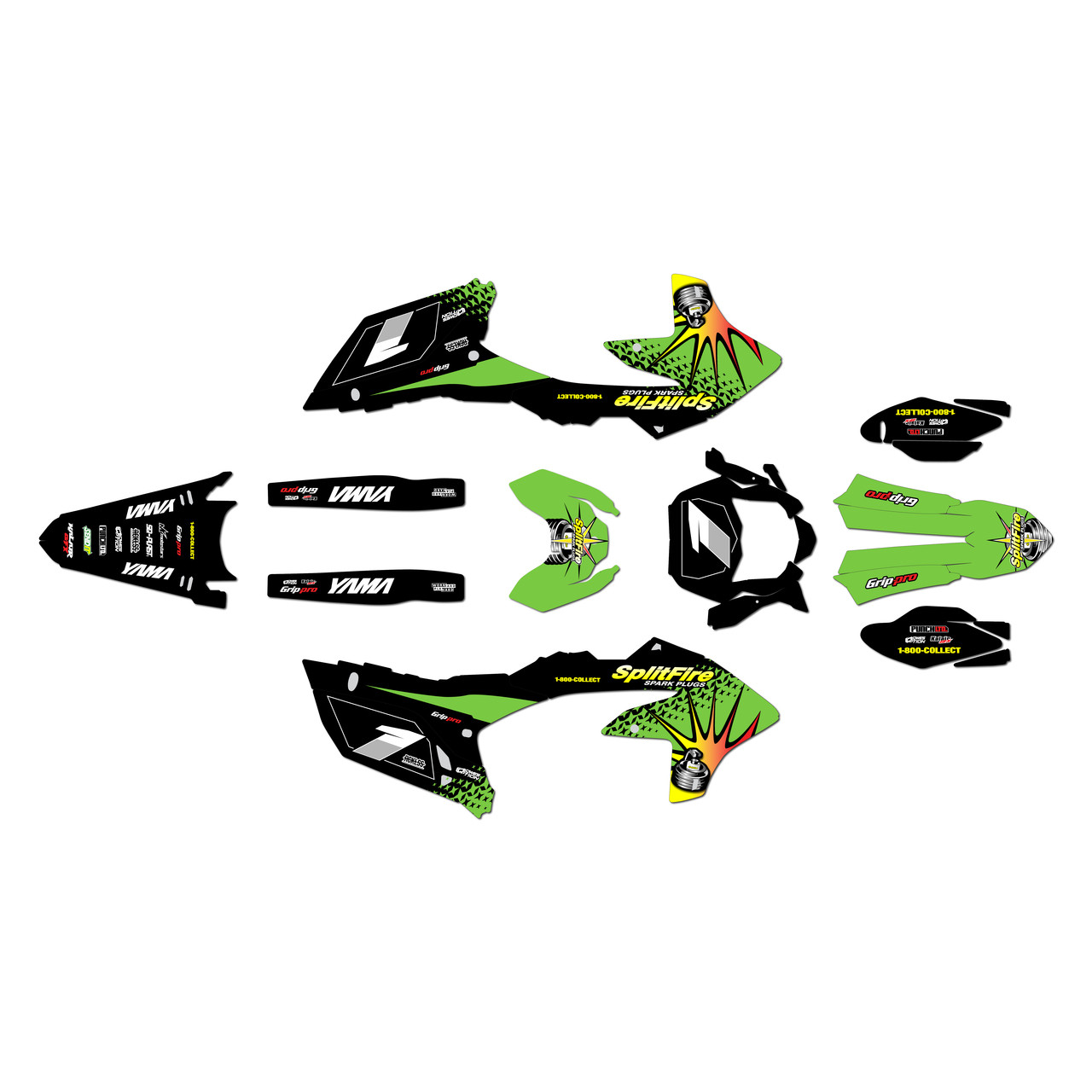 Yamaha WR250F Graphics Kit (2025-2026) Lancaster | KalairGFX