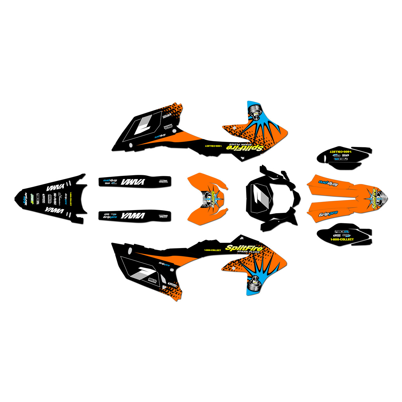 esow グラファティー　直筆 Yamaha WR250F Graphics Kit (2025-2026) Lancaster | KalairGFX