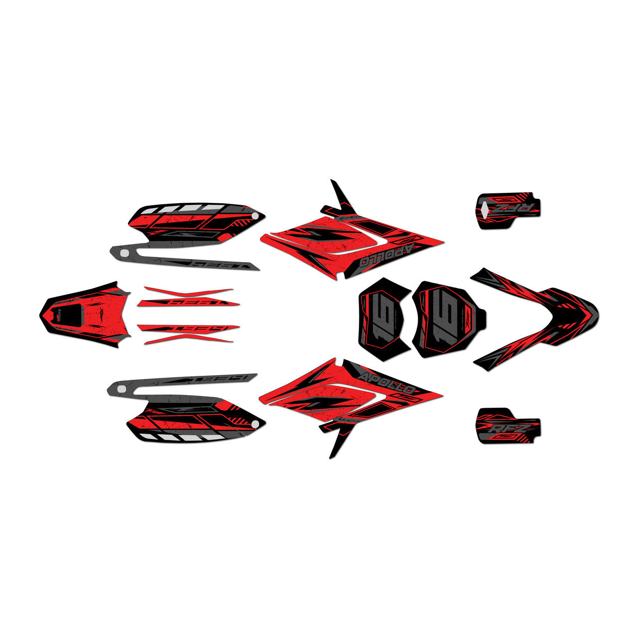 プロカ グッズ Apollo RFZ250 Graphics Kit (All years) Guard | KalairGFX