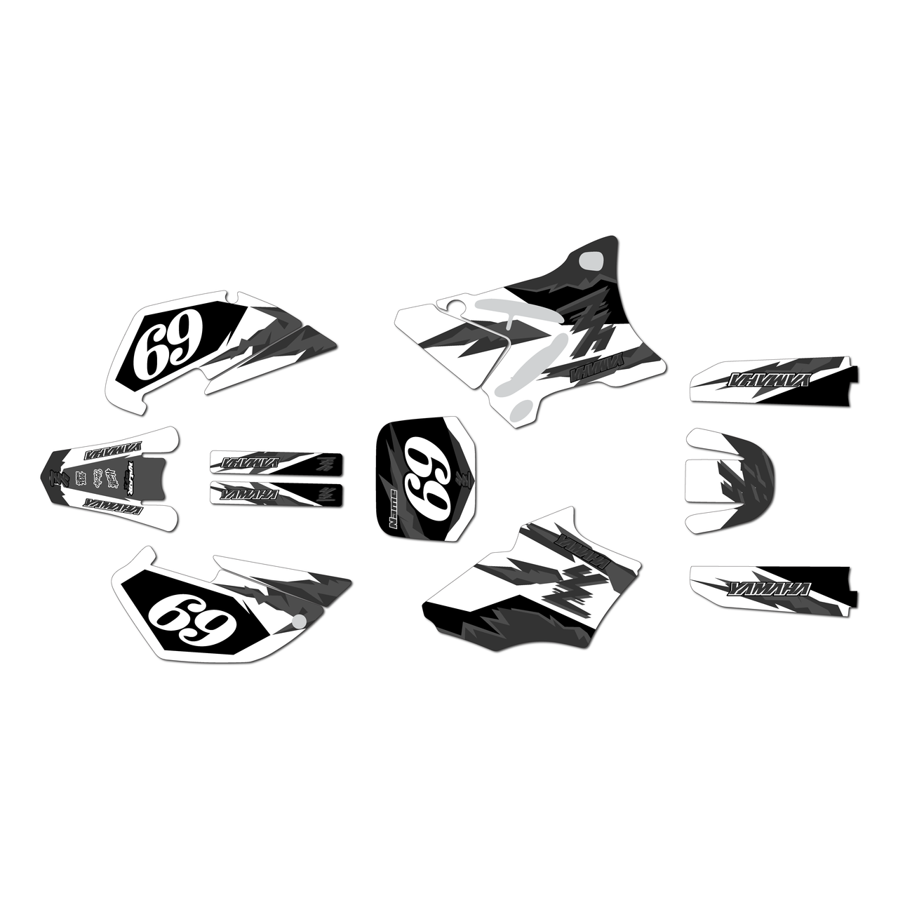 Yamaha YZ85 (2002-2014) Vintage Series Graphics kits Kalairgfx