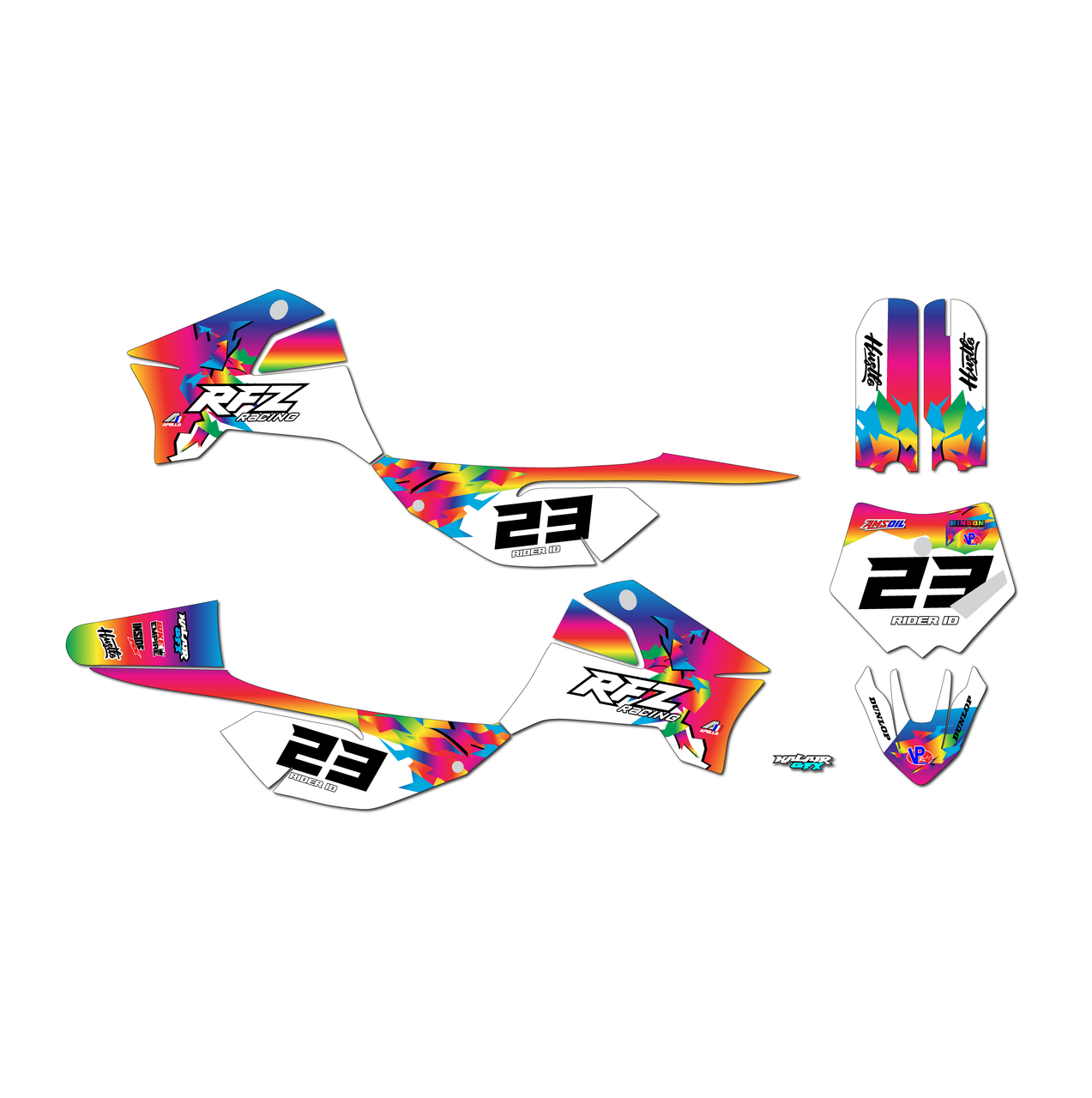 Graphics Kit for Apollo RFZ X4-X6 X14-X19 (2016-2023) Throwback