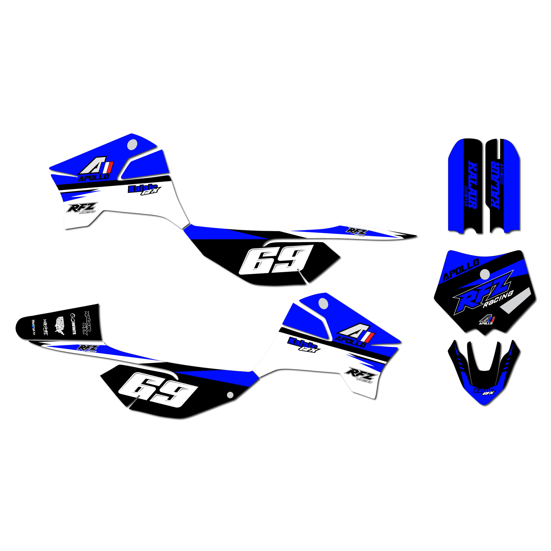 Apollo RFZ Graphics Kits | All Years | KalairGFX
