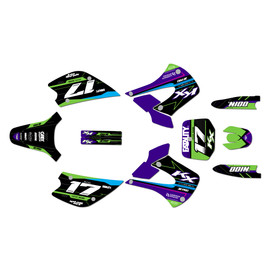 Graphics Kit for Kawasaki KX100 UFO (2001-2013) Axis Series