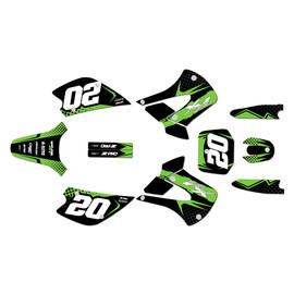 Graphics Kit for Kawasaki KX100 UFO (2001-2013) Spear Series