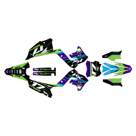 Graphics Kit for Kawasaki KX250 POLISPORT (2003-2008) Axis Series