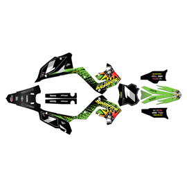 Graphics Kit for Kawasaki KX250 POLISPORT (2003-2008) Lancaster Series