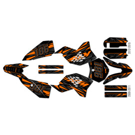 Graphics Kit for Ktm 50SX (2009-2011) Twitch Series