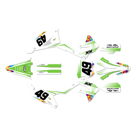 Graphics Kit for Kawasaki KX250F (2021-2024) Blaze Series