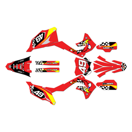Graphics Kit for Kawasaki KX250F (2021-2024) Pecker Series