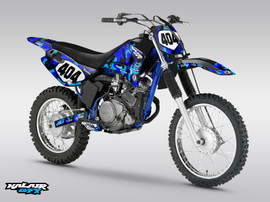 Graphics Kit for Yamaha TT-R125 (2000-2007) Invasion Series