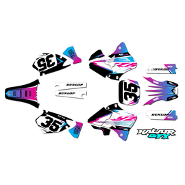 Graphics Kit for Yamaha YZ125 (1996-2001) Dream Series