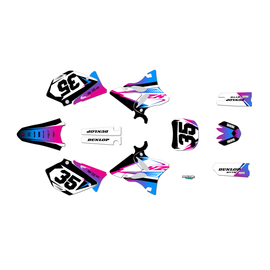 Graphics Kit for Yamaha YZ125 (2002-2004) Dream Series