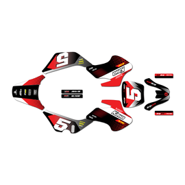 Graphics Kit for Kawasaki KDX50 (2006-2023) Turbo Series