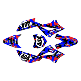 Graphics Kit for Kawasaki KLX110 (2010-2024) Invasion Series