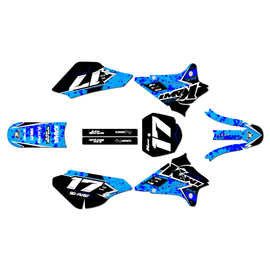Graphics Kit for Kawasaki KLX125 (2003-2007) Warfare Series