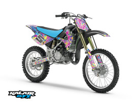 Graphics Kit for Kawasaki KX85 (2001-2013) Retro Series
