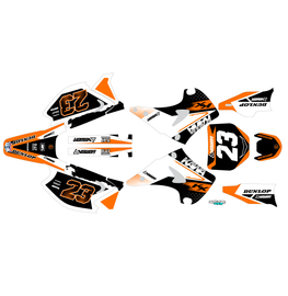 Graphics Kit for Kawasaki KX125 (2003-2008) Evader Series