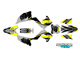 Graphics Kit for Kawasaki KX125 POLISPORT (2003-2008) Enigma Series