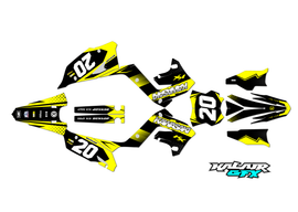 Graphics Kit for Kawasaki KX250 POLISPORT (2003-2008) Spear Series