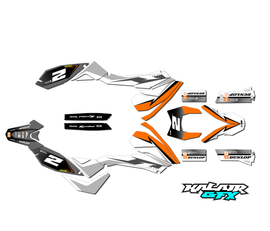 Graphics Kit for KTM 690 SMC (2008-2011) Razor Series