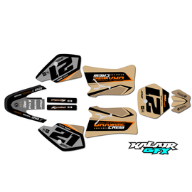 Graphics Kit for Ktm 50SX (1998-2001) Crew Series