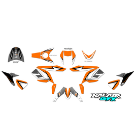 Graphics Kit for KTM 690 DUKE (2012-2020) Razor Series