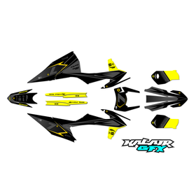 Graphics Kit for KTM Enduro 2-stroke 300 XC-W (2020-2023) Bolt Series
