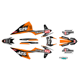 Graphics Kit for KTM Enduro 4-stroke 250 EXC-F (2020-2023) Screech Series