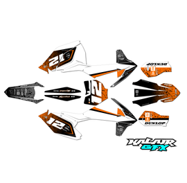 Graphics Kit for KTM Motocross 4-stroke 250 SX-F (2016-2018) Shark Series