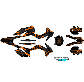 Graphics Kit for KTM Motocross MX 2-stroke 250 SX (2013-2014) Twitch Series