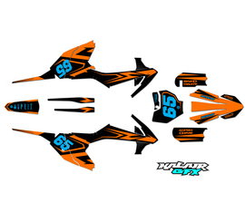 Graphics Kit for KTM Motocross 65 SX (2016-2023) Bold Series