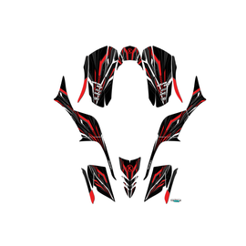 Graphics Kit for Kawasaki KFX700 (2004-2009) Prime Series