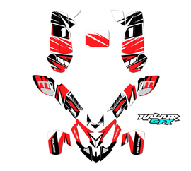 Graphics Kit for Polaris PREDATOR-500 (2002-2011) Blazing Series