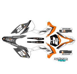 Graphics Kit for KTM Motocross 2-stroke 105SX (2015-2017) Razor Series
