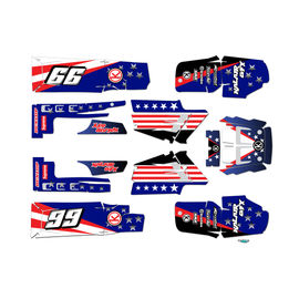 Graphics Kit for Yamaha BANSHEE 350 (1987-2012) Usa Series