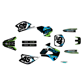 Graphics Kit for Kawasaki KX 80 (1998-2004) Division Series