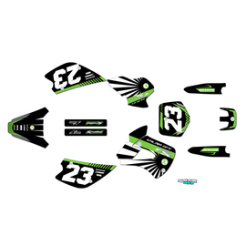 Graphics Kit for Kawasaki KX 80 (1998-2004) Fh Series