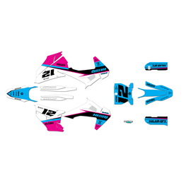 Graphics Kit for Husqvarna FS450 SUPERMOTO (2019-2022) Vendetta Series