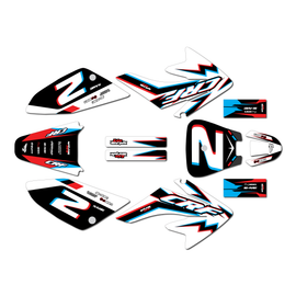 Graphics Kit for Honda CRF70 (2004+) Vision Series