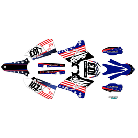 Graphics Kit for Yamaha YZ250X (2016-2022) Usa Series