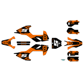 Graphics Kit for Husqvarna TC50 (2017-2023) Night-city Series