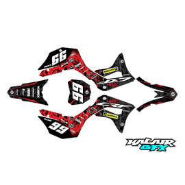 Graphics Kit for Honda CRF125F (2019-2023) Revolt Series