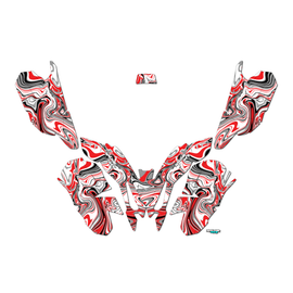 Graphics Kit for Polaris Predator 50 (2004-2007) Snagged Series