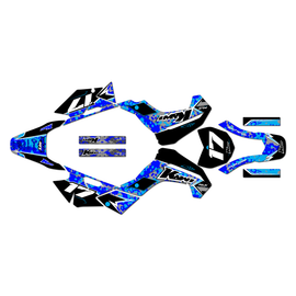 Graphics Kit for Kawasaki KLX140 (2008-2018) Cyberware Series