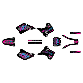 Graphics Kit for Kawasaki KX250 (1992-1993) Rebel Series