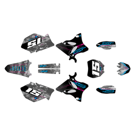 Graphics Kit for Yamaha YZ125 (2002-2004) Cyberware Series
