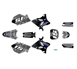Graphics Kit for Yamaha YZ250 (2002-2004) Cyberware Series