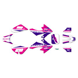 Honda CRF50 (2004-2012)  Voltaic  Design - Purple Color